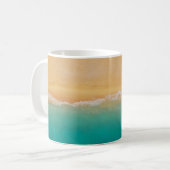Mug Sable et rivage de la mer Photo (Devant gauche)