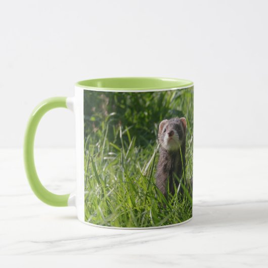 Mug Sable Weasel Photo Cute Ferret (Gauche)