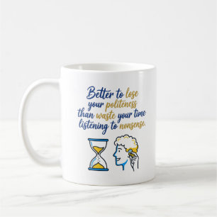 Mug Sablier & Citation de profil