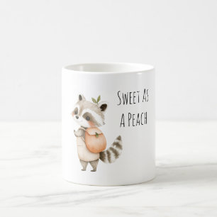 Mug Sac À Dos Raton Laveur Aussi Doux Qu'une Pêche