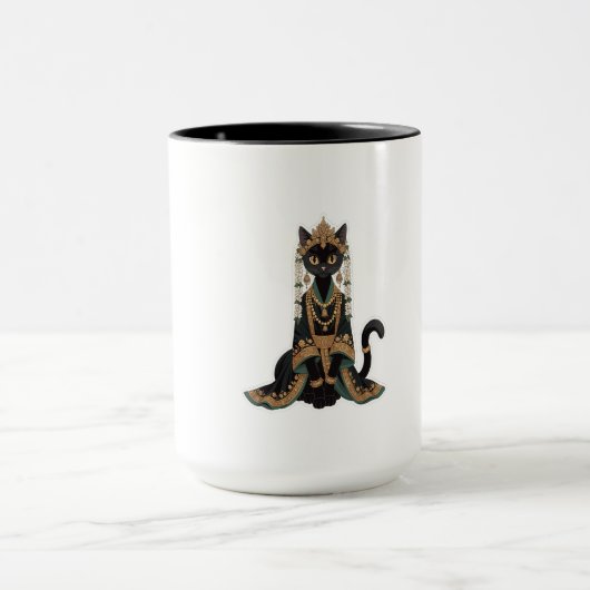 Mug Sac à main Emerald Royal Cat Empress Tote (Centre)