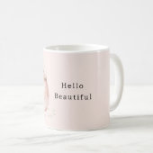 Mug Sac à main perles rose poudré (Devant droit)