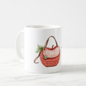 Mug Sac À Main Pomme Par Jour (Devant gauche)