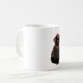 Mug Sac à main tribal chef chat noir (Devant gauche)