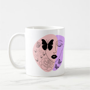 Mug Sac d'alimentation réutilisable abstrait minimalis
