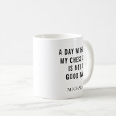 Mug Sac de joueur d'échecs Funny personnalisé (Devant droit)