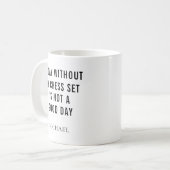 Mug Sac de joueur d'échecs Funny personnalisé (Devant gauche)