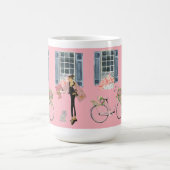 Mug Sac de la créatrice Chiens de poche imprimé d'art (Centre)