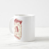 Mug Sac de livres que j'aime lire (Devant gauche)