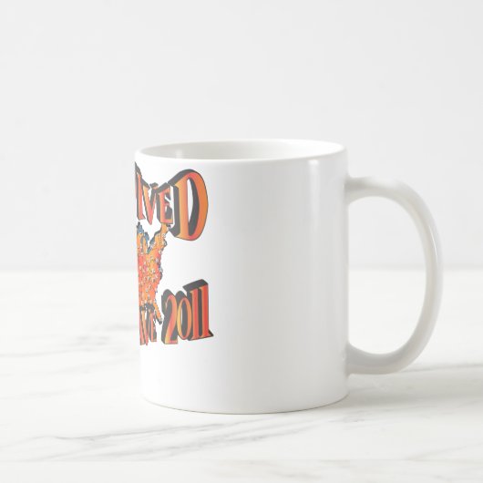 Mug Sac de survivant de la vague de chaleur 2011 (Droite)