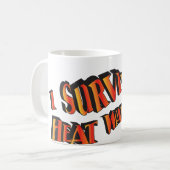 Mug Sac de survivant de la vague de chaleur 2011 (Devant gauche)