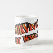 Mug Sac de survivant de la vague de chaleur 2011 (Centre)