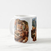 Mug Sac fourre-tout chat café cosy (Devant gauche)