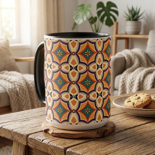 Mug Sac fourre-tout d'art folklorique boho