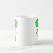 Mug Sac fourre-tout Dessin Dinosaure Vert (Centre)