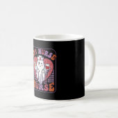 Mug Sac infirmière Cna Halloween fantôme stéthoscope s (Devant droit)