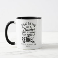 Sac principal de l'école à la retraite personnalis