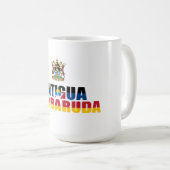 Mug Sac transparent Antigua | Caraïbes | Prêt pour le (Devant droit)