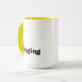 Mug S'Accrocher À Mon Café Jumbo (Devant gauche)