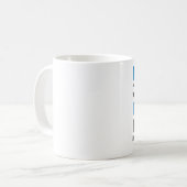 Mug Sachez que Jésus savent la paix, aucune censure (Devant gauche)