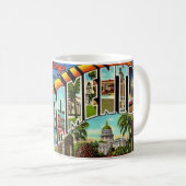 Mug Sacramento CA couleur vintage (Devant droit)
