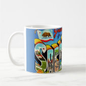 Mug Sacramento CA couleur vintage (Gauche)