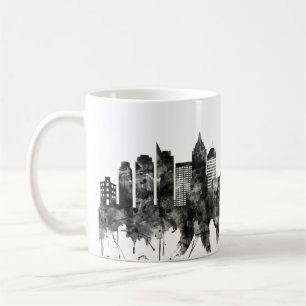 Mug Sacramento California Skyline BW