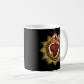 Mug Sacré Coeur de Jésus Dévotion Catholique T-Chemise (Devant droit)