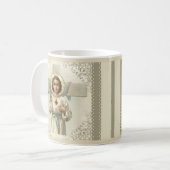 Mug Sacré Coeur de l'Enfant Jésus avec Croix (Devant gauche)