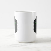 Mug Sacré Jaguar - Visage de la Vie, Noir. (Centre)