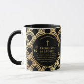 Mug Sacré Prêtre Cadeau Pasteur diacre Ordination pers (Gauche)