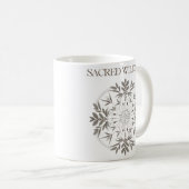 Mug Sacré-sauvage Botanique Mandala Art (Devant droit)