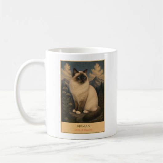 Mug Sacred Grace: Birman Cat (Gauche)