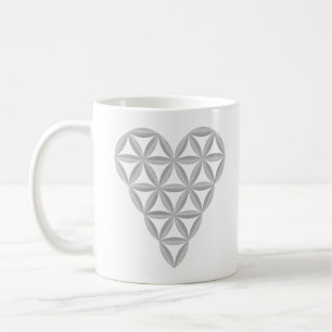 Mug Sacred Heart - Coeur de vie, 3D/Atlantis.