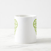 Mug Sacred Heart - Coeur de vie, 3D/Vert 01. (Centre)