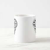 Mug Sacred Heart - Coeur de vie, Dual-Wh/Bl. (Centre)