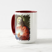 Mug Sacred Heart of Jesus Catholic Batoni (Devant gauche)