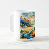 Mug Sacred Valley Symbolic Daily Ritual Design (Devant gauche)