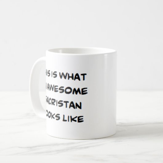 Mug sacristan, génial (Devant gauche)