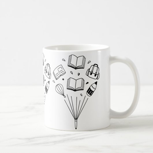 Mug sacs à dos et gommes, tous flottants (Droite)