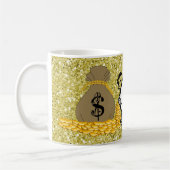 Mug Sacs argent Parties scintillant Gold Faux (Gauche)
