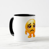 Mug Sad Yellow Smiley Illustration (Devant gauche)