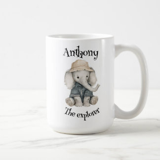 Mug Safari Adventure Babies | Cute Watercolour Animals