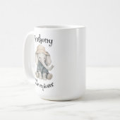 Mug Safari Adventure Babies | Cute Watercolour Animals (Devant gauche)