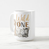 Mug Safari Animaux 1er anniversaire (Devant gauche)