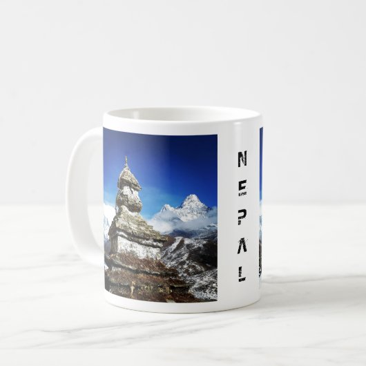 Mug Sagarmatha - le Népal, vues sur Everest, Ama (Devant gauche)