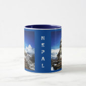 Mug Sagarmatha - Népal, vue sur l'Everest, Ama Dablam (Centre)