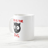 Mug Sage comme hibou (Devant gauche)