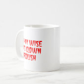 Mug Sage en sous et fou de farceur (Devant gauche)