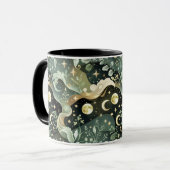 Mug – Sage Green Celestial Moon (Devant gauche)